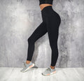 Pantaloni yoga cropped donna vita alta – Pinocchietti sottostrato