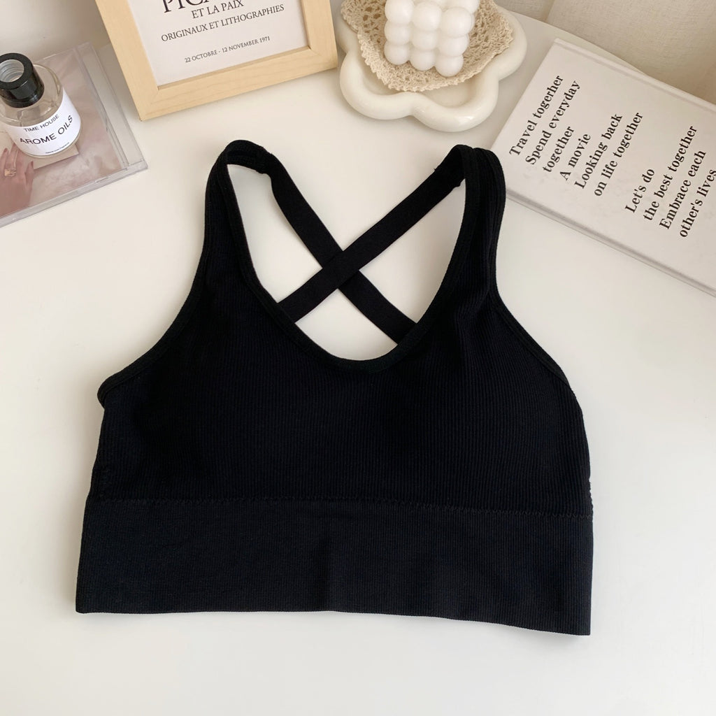 Gilet imbottito intimo con incrocio traforato – Comfort e stile