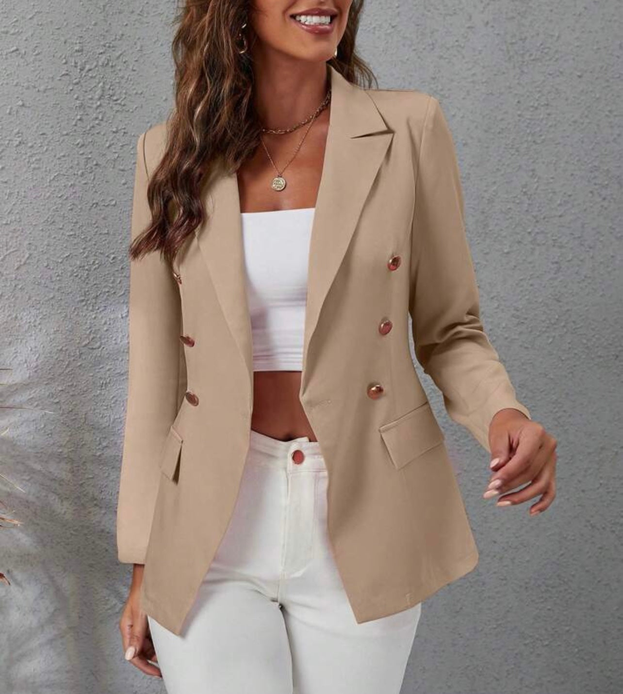 Blazer donna a doppio petto
