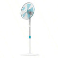 Ventilatore a Piantana 40W, 5 Pale, 3 Velocità, Oscillante e Regolabile