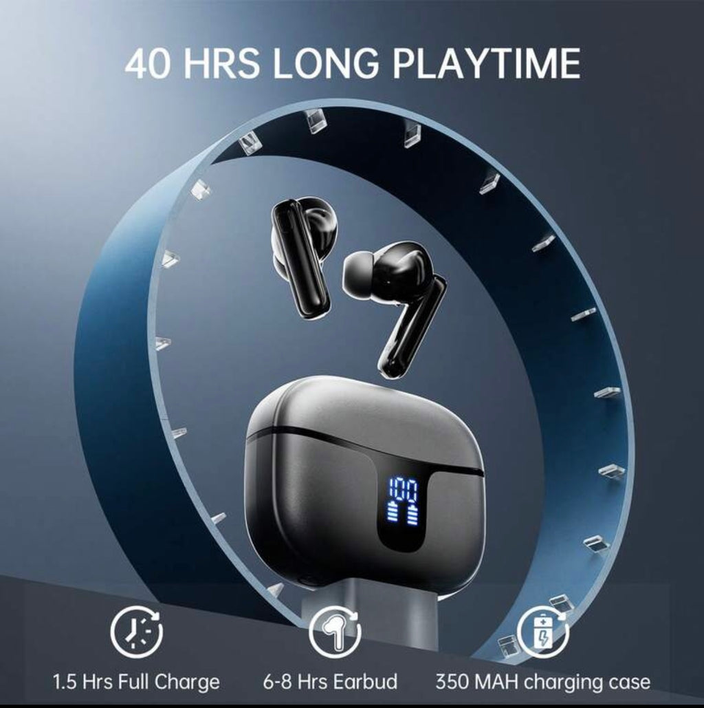 Auricolari Bluetooth 5.3 con Display LED Intelligente