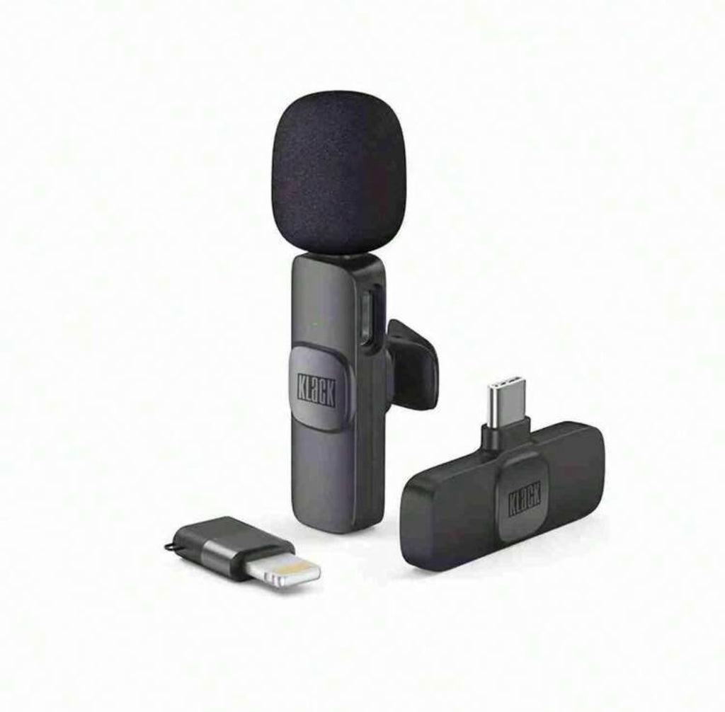 Microfono Lavalier Wireless K8: Audio Cristallino con Riduzione del Rumore AI