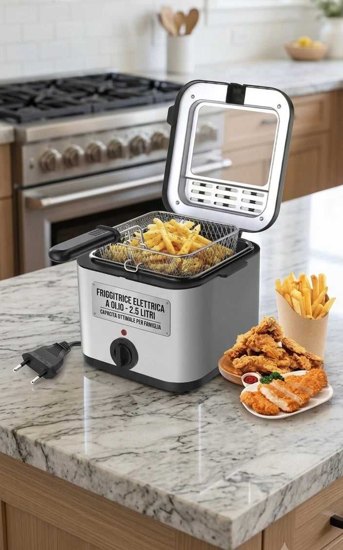 Friggitrice elettrica da 2,5 litri