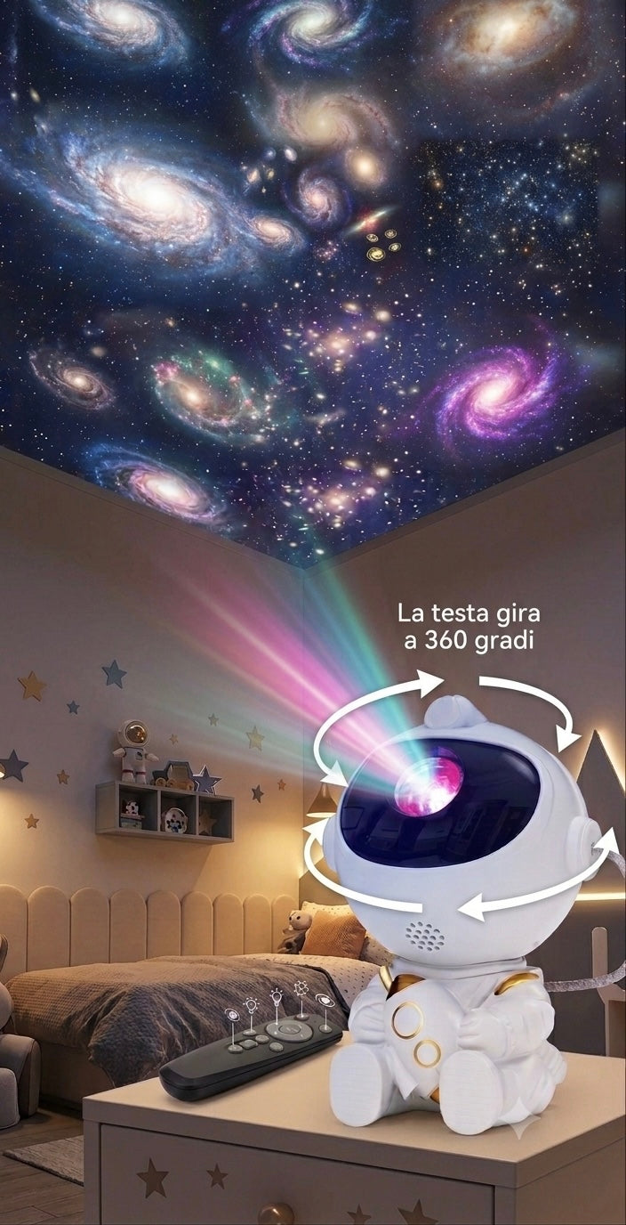 Proiettore di Stelle e Galassie a LED Luce Notturna Cielo Stellato per Decorazione Camera da Letto