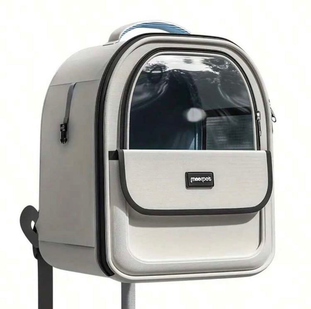 Zaino Trasportino "Vista Panoramica" – Design Elegante per Cani e Gatti
