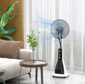 Ventilatore a Piantana con Nebulizzatore e Umidificatore, Serbatoio 3L, 3 Velocità, Timer e Telecomando