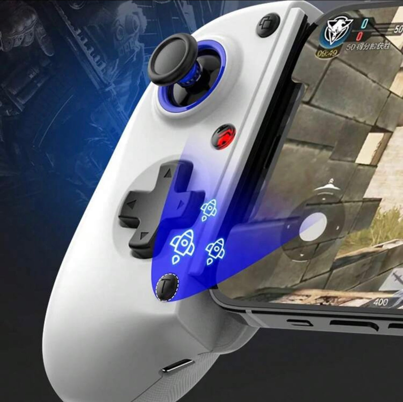 Controller Mobile Multi-Piattaforma: Compatibile con Android, iOS, Switch, PC e PS4