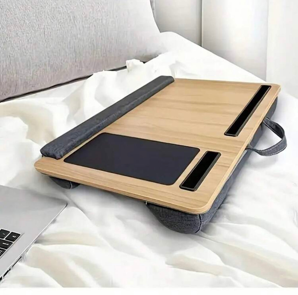Supporto PC Portatile da Ginocchia con Tappetino Mouse e Porta Telefono