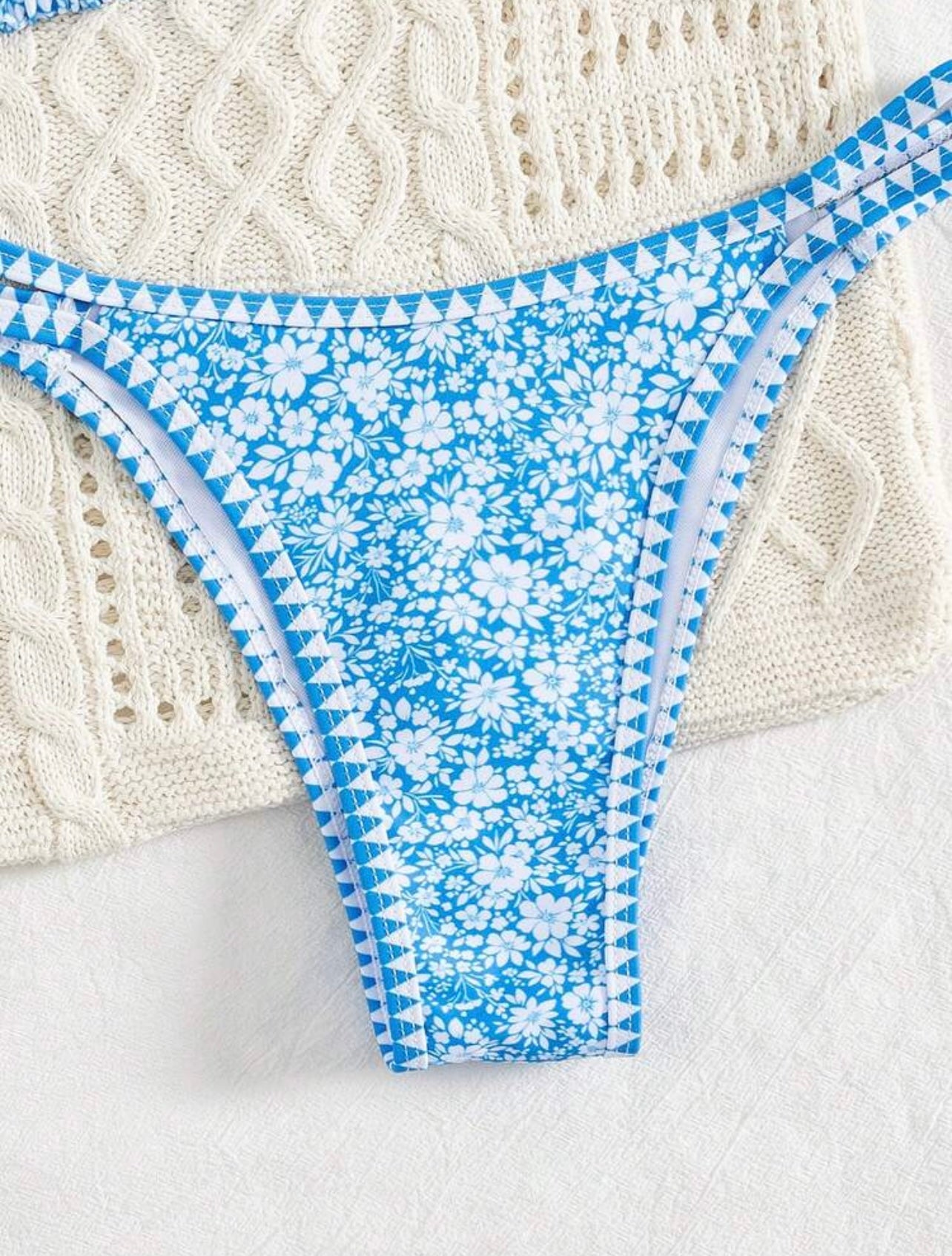 Bikini a 2 pezzi da donna  con stampa floreale