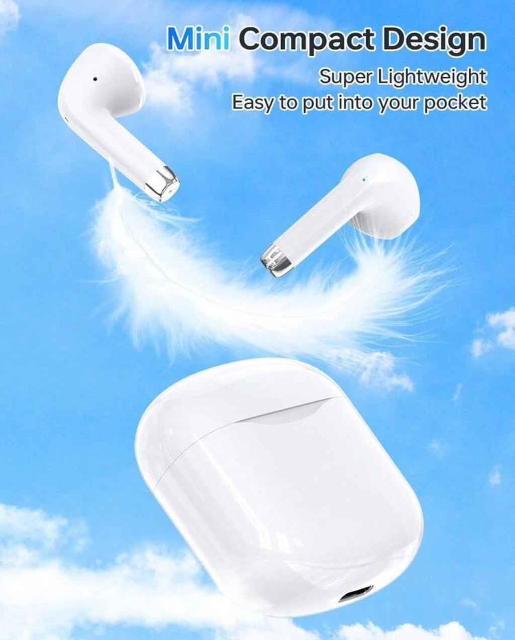Auricolari Wireless Super Lightweight: Comodità Invisibile