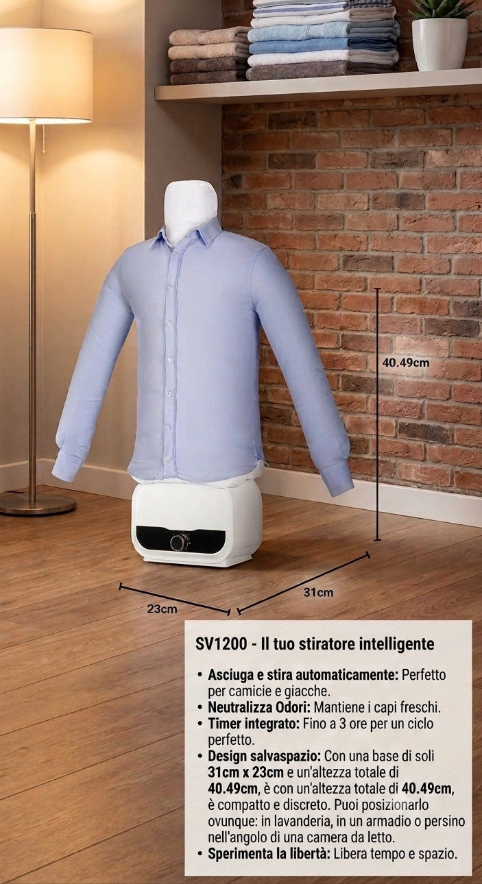 Stiratrice e asciugatrice automatica elettrica