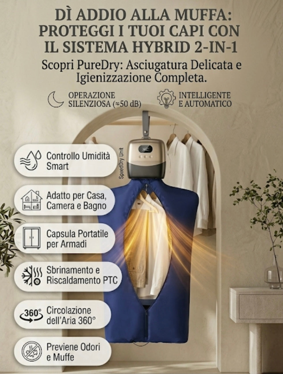 PureDry: Proteggi, Asciuga e Profuma i Tuoi Vestiti Pregiati
