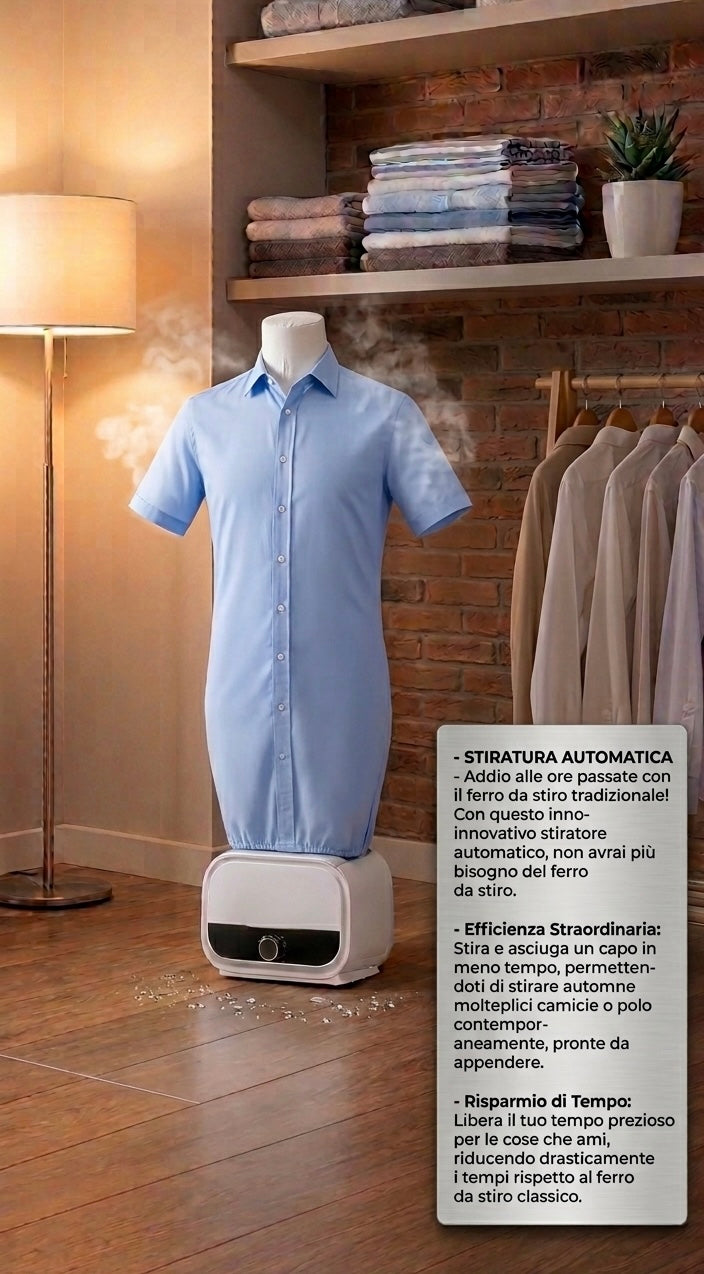 Stiratrice e asciugatrice automatica elettrica