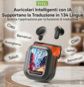 Auricolari Intelligenti AI con Traduzione Istantanea in 134 Lingue