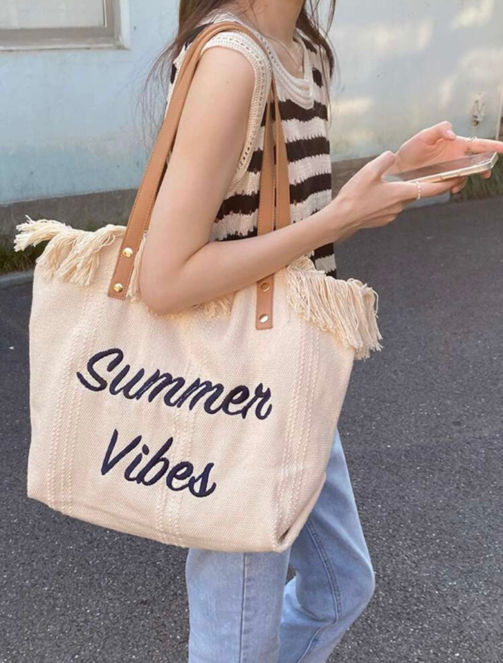 Borsa a tracolla in tela