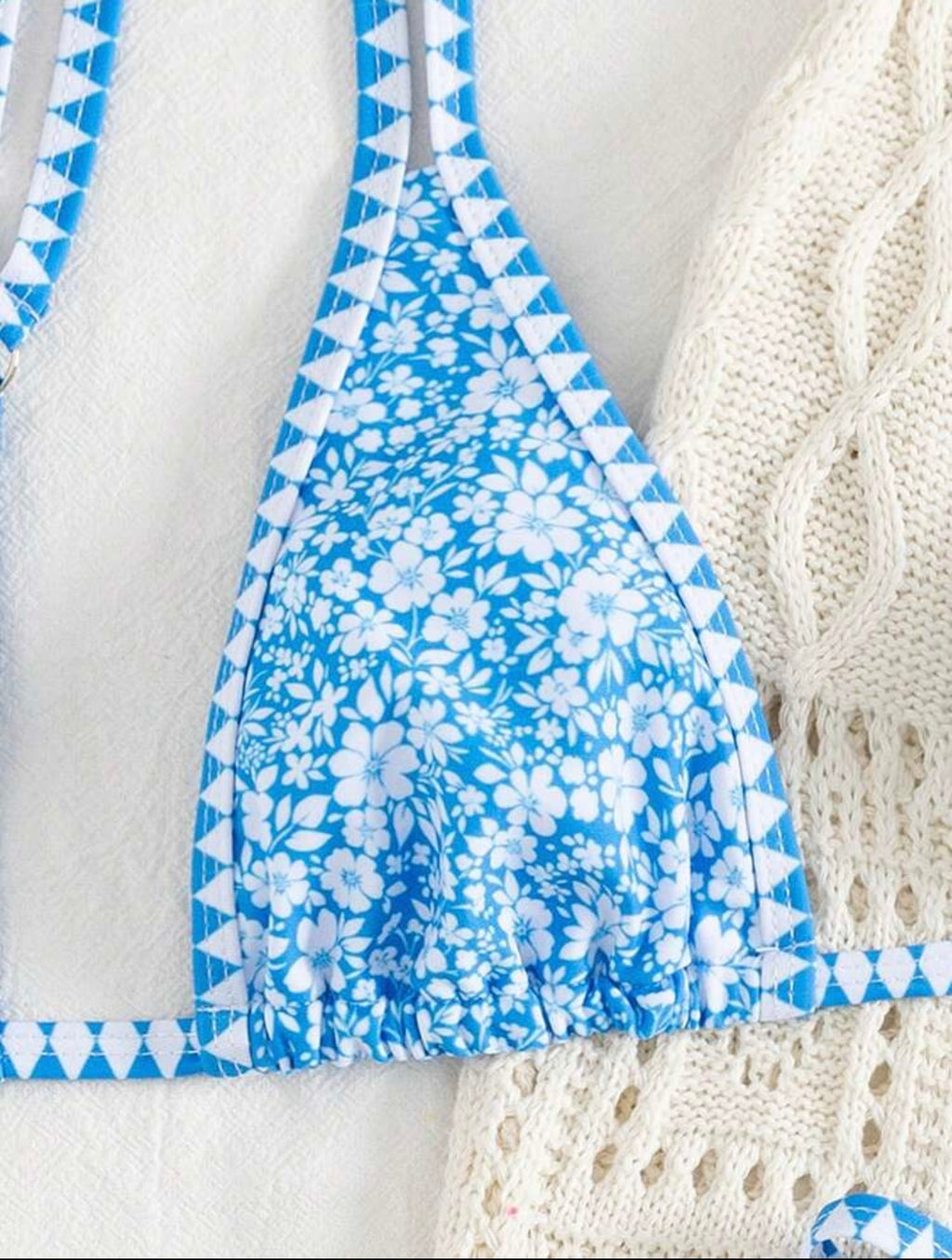 Bikini a 2 pezzi da donna  con stampa floreale