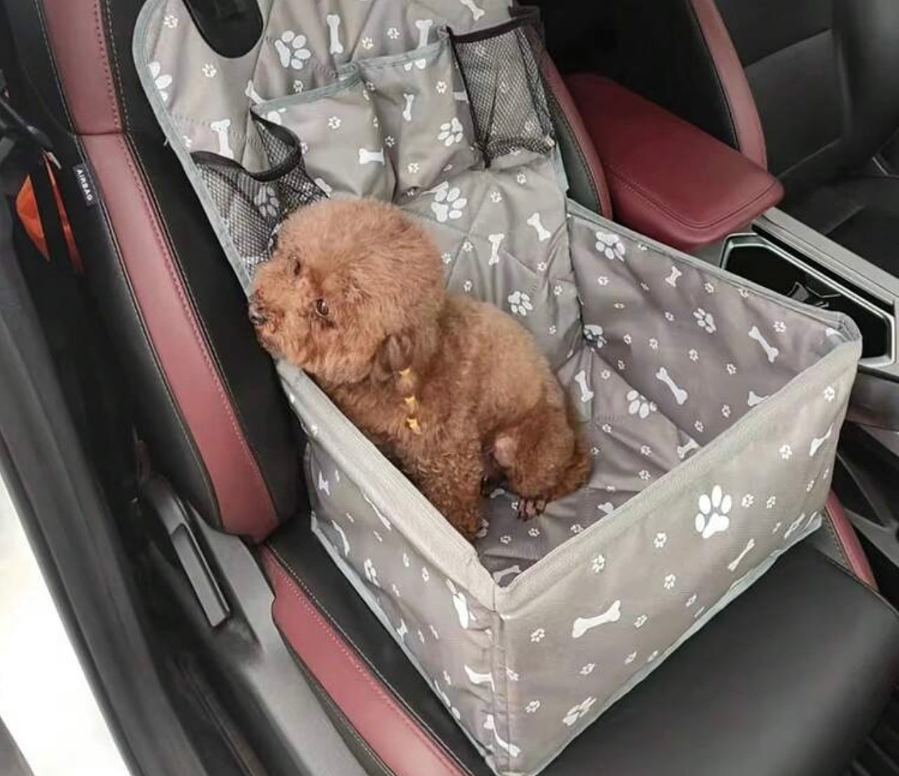 Seggiolino Auto per Cani e Gatti "Safety Travel" – Impermeabile e Pieghevole