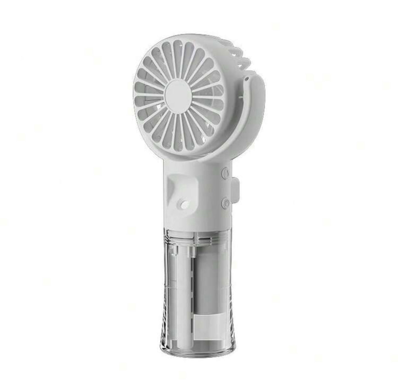 Mini Ventilatore Portatile 2-in-1: Freschezza e Idratazione Sempre con Te