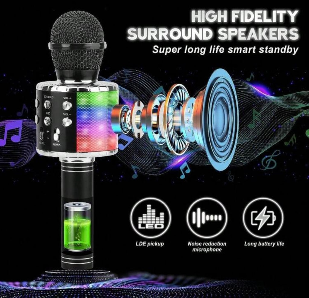 Microfono Karaoke Bluetooth Wireless: La Tua Festa Ovunque