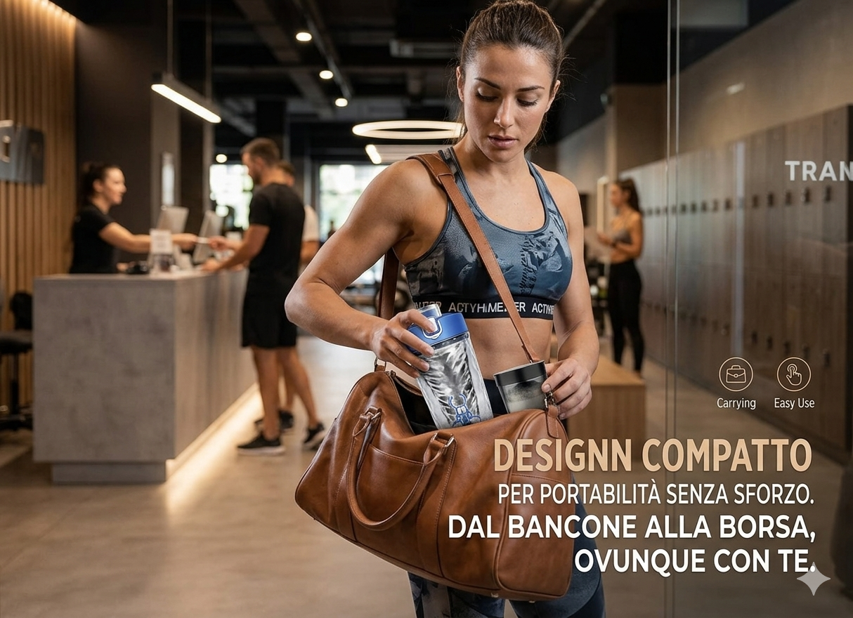 Shaker Elettrico per Proteine con Tecnologia a Vortice Anti-Grumi