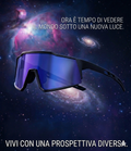 Occhiali da Sole Sportivi "Cosmic Shield" – Lenti Polarizzate a Specchio
