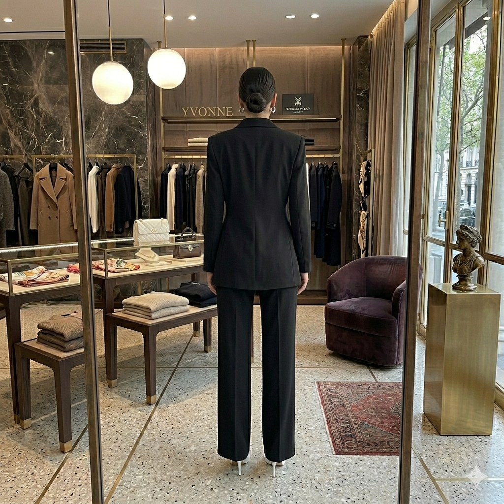 Completo blazer giacca e pantalone chiusura un solo bottone