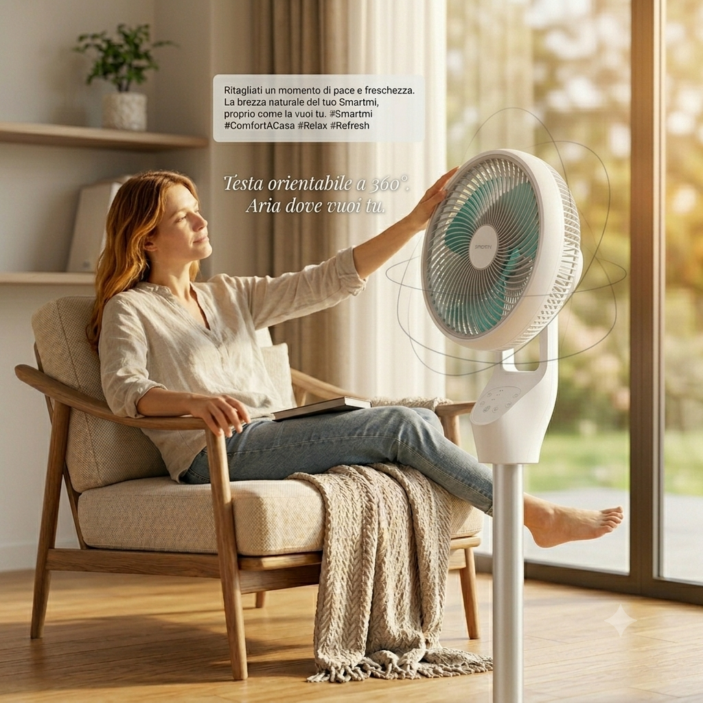 Ventilatore Smart EnergySilence 1000 – 60W con Telecomando
