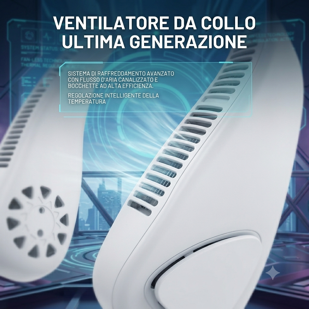 Ventilatore da Collo Portatile USB