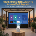 Proiettore Portatile Magcubic: Trasforma la tua Camera in un Cinema con Android 14 e App Integrate