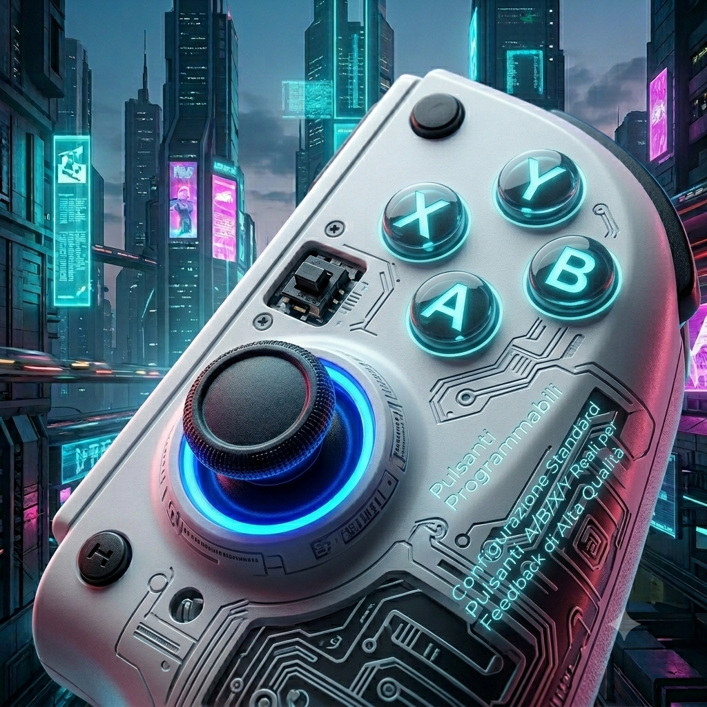 Controller Mobile Multi-Piattaforma: Compatibile con Android, iOS, Switch, PC e PS4