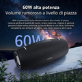 Altoparlante Bluetooth da 60W con Volume da Stadio