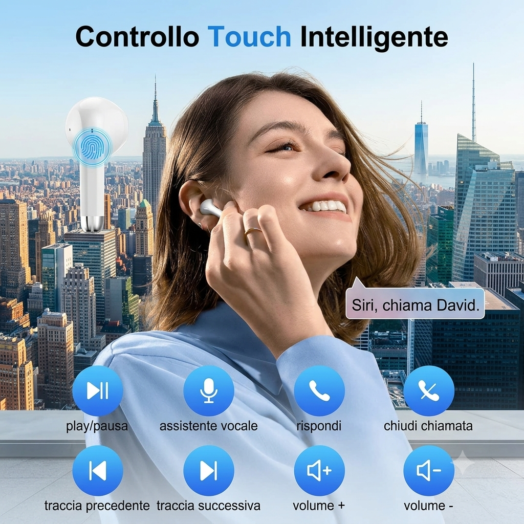 Auricolari Wireless Super Lightweight: Comodità Invisibile