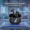 Auricolari Bluetooth 5.3 con Display LED Intelligente