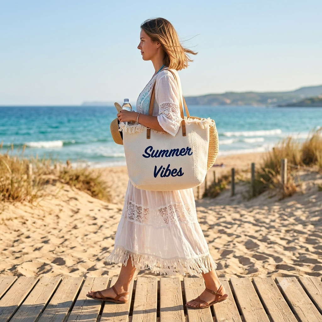 Borsa a tracolla in tela