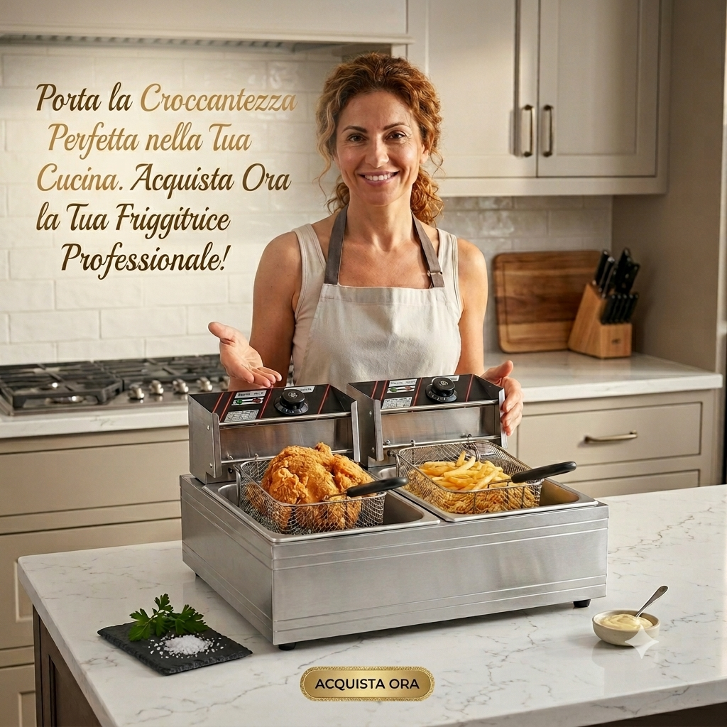 Friggitrice elettrica da 12L