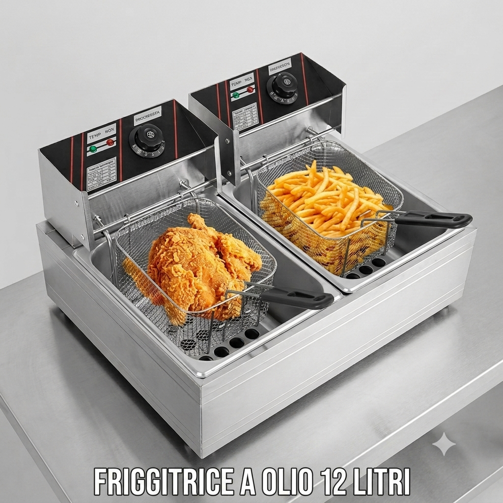 Friggitrice elettrica da 12L
