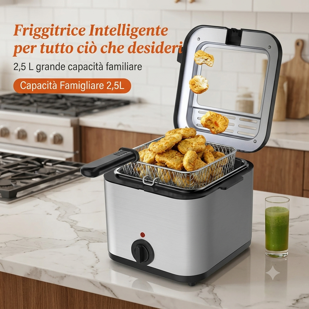 Friggitrice elettrica da 2,5 litri