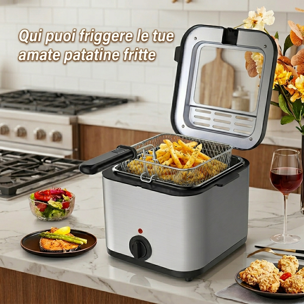 Friggitrice elettrica da 2,5 litri