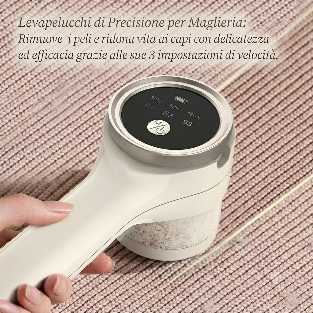Levapelucchi elettrico per indumenti
