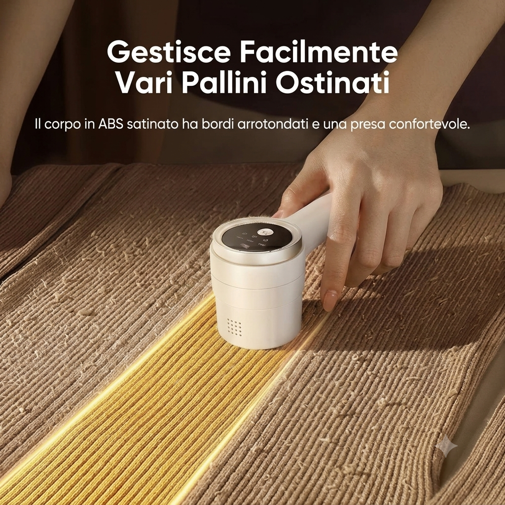 Levapelucchi elettrico per indumenti