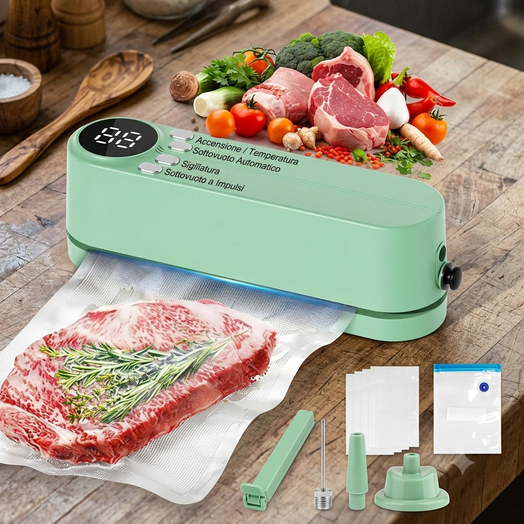 Macchina per sottovuoto alimentare