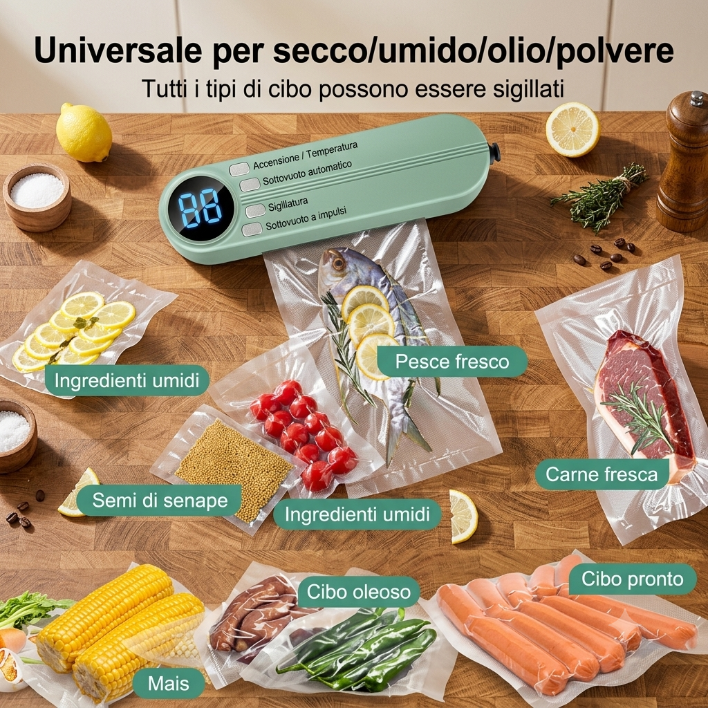 Macchina per sottovuoto alimentare