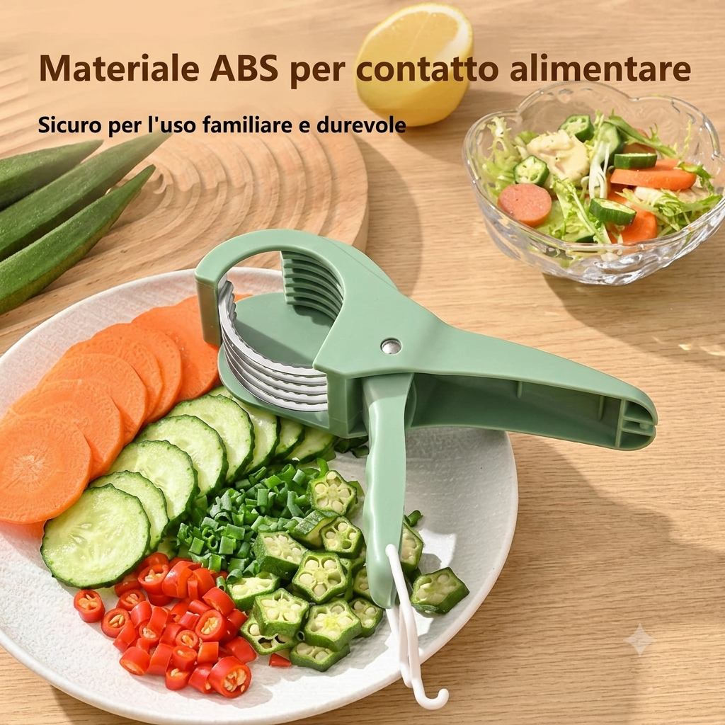 Affettaverdure e Frutta in Acciaio Inossidabile