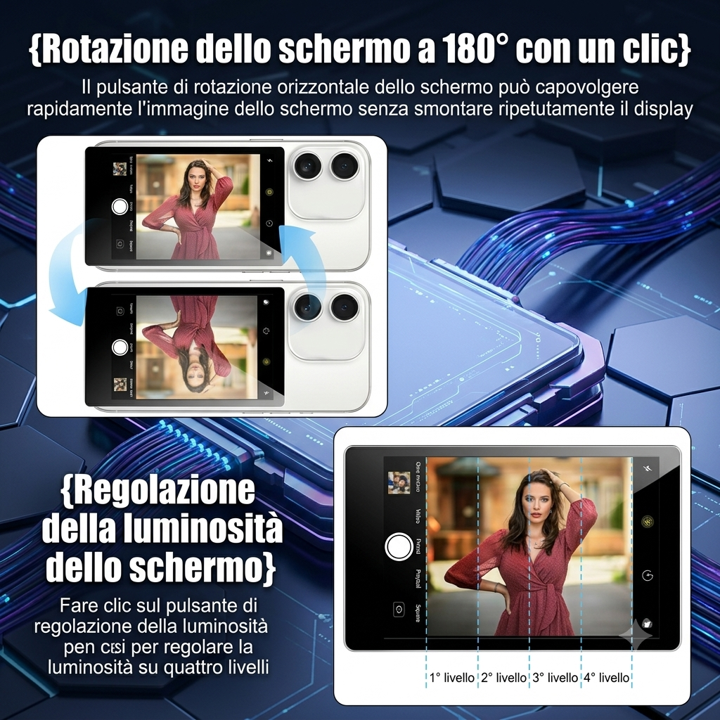 Monitor Selfie Magnetico Wireless per Smartphone