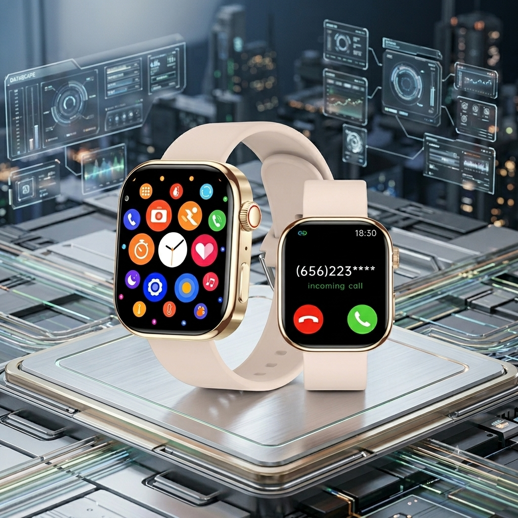 Nuovo Smartwatch Electronics - Schermo HD da 2,01 pollici, Monitoraggio Frequenza Cardiaca, Chiamate Bluetooth e Modalità Multi-Sport