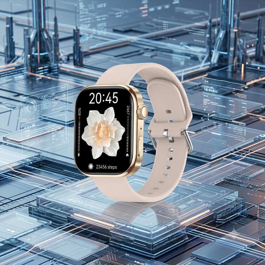 Nuovo Smartwatch Electronics - Schermo HD da 2,01 pollici, Monitoraggio Frequenza Cardiaca, Chiamate Bluetooth e Modalità Multi-Sport