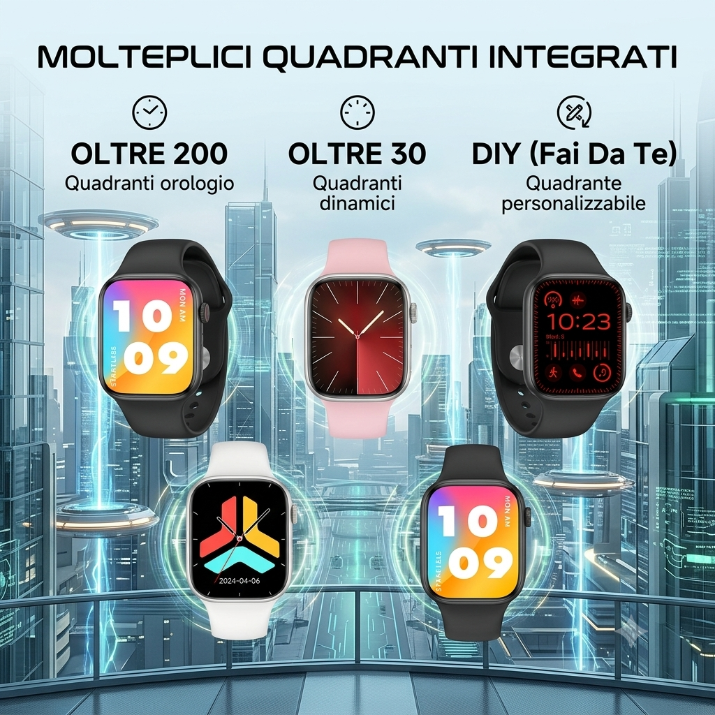 Nuovo Smartwatch con Schermo HD da 1,83 pollici - Monitoraggio del Sonno e della Salute, Chiamate Bluetooth e Modalità Multi-Sport