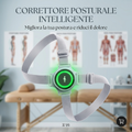 Correttore Posturale Intelligente con Sensore di Vibrazione e Display Digitale