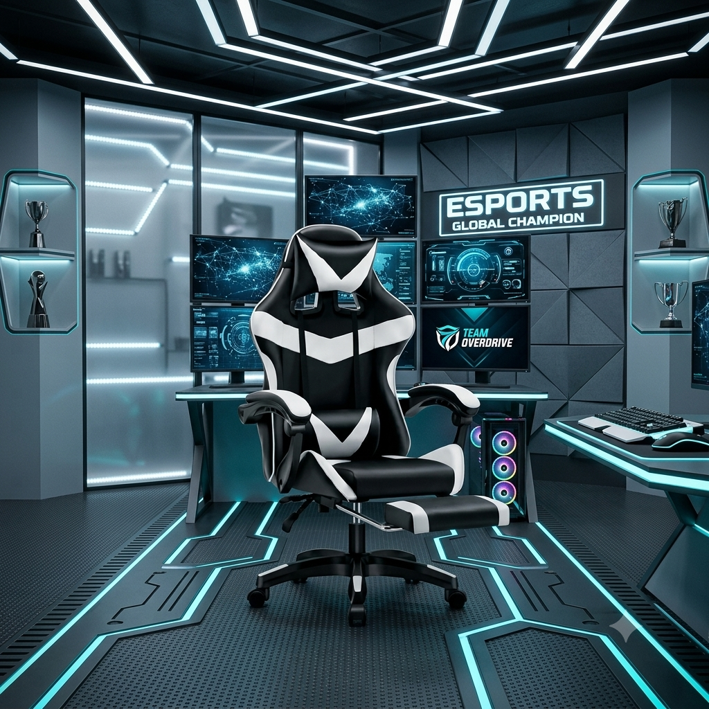 Sedia da Ufficio e da pc  Ergonomica, Reclinabile e Regolabile in Altezza.