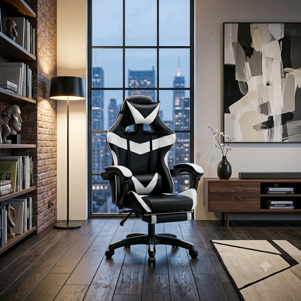 Sedia da Ufficio e da pc  Ergonomica, Reclinabile e Regolabile in Altezza.
